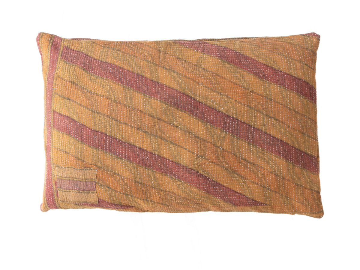 Sari pillowcase 60x40 in white with colorful red floral and patchwork patterns, Indian boho/ethnic sari pillows for vintage and oriental decor