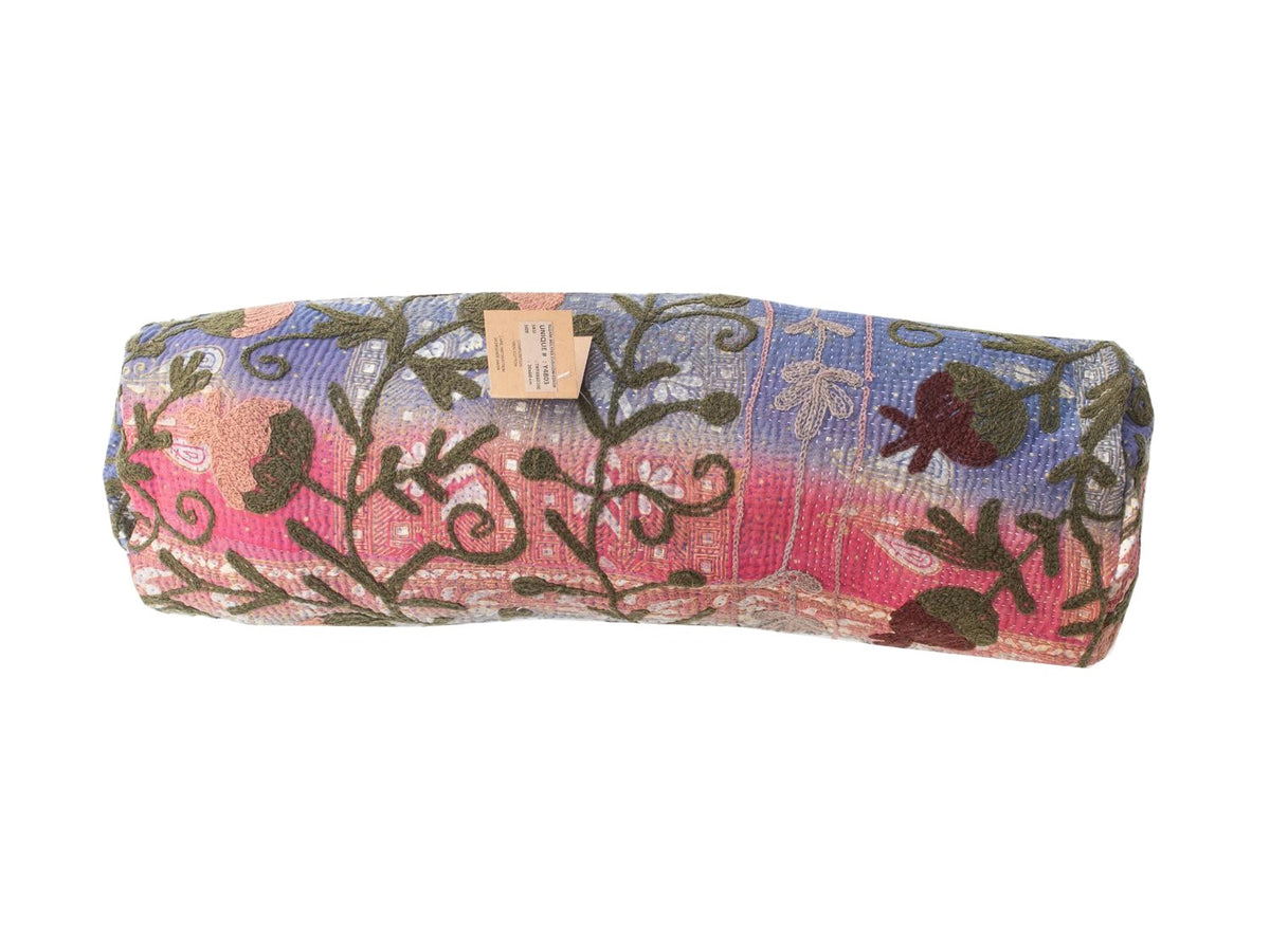 Suzani Bolster Cover Ø20x60