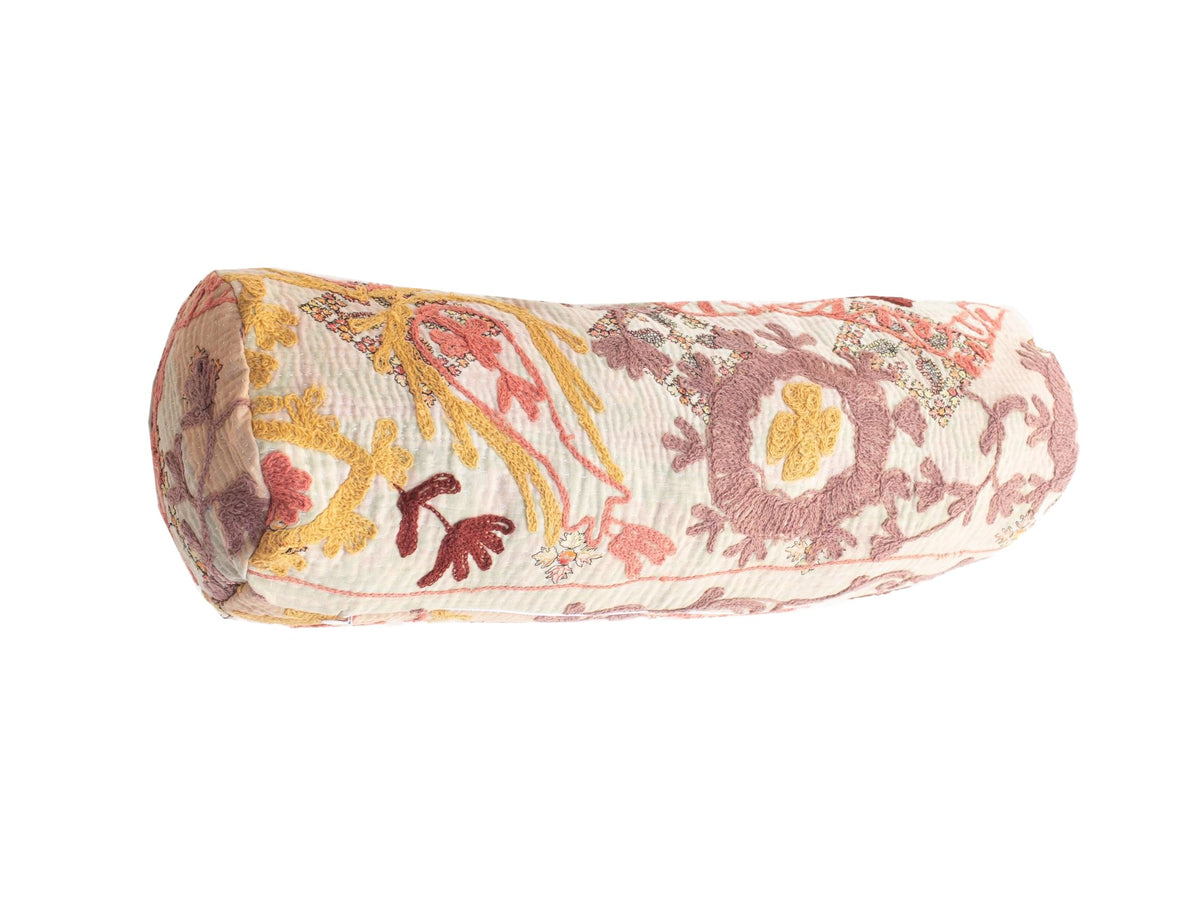 Suzani Bolster Cover Ø20x60