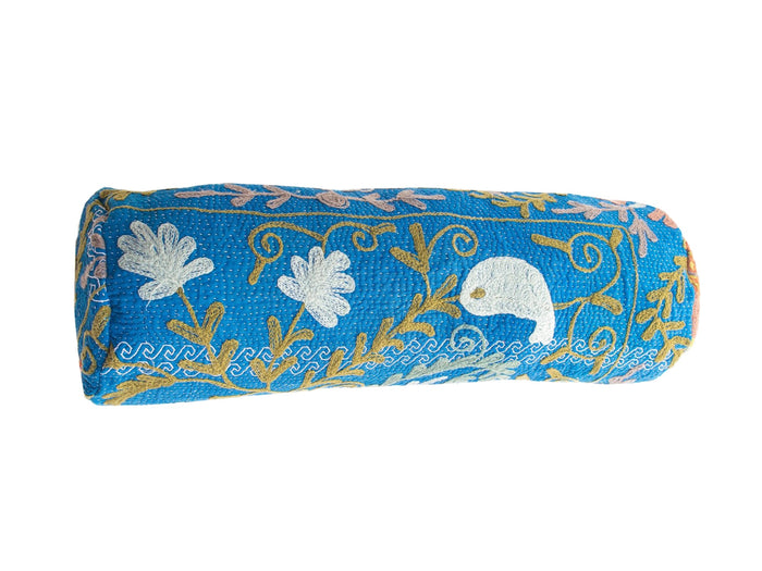 Suzani Bolster Cover Ø20x60