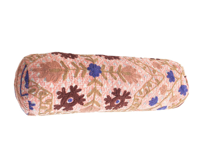 Suzani Bolster Cover Ø20x60