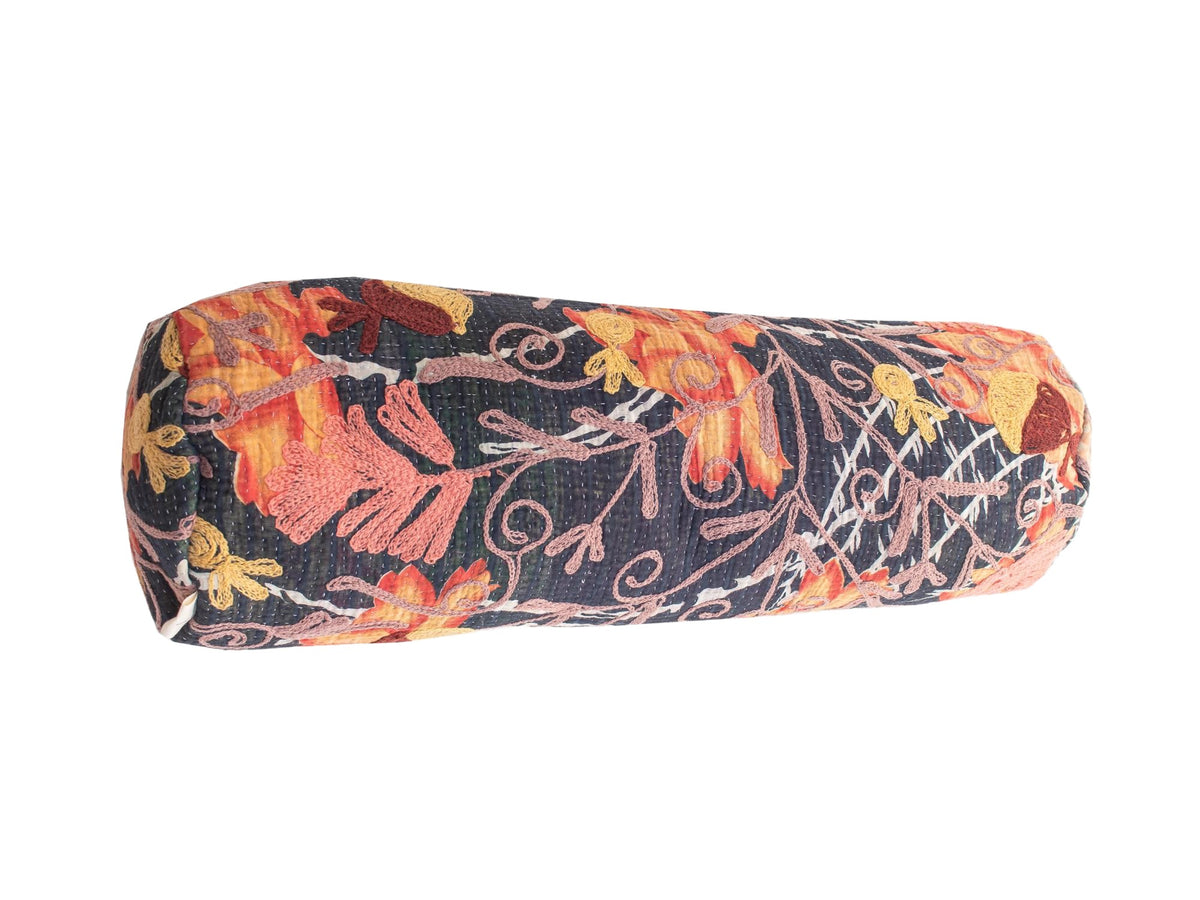 Suzani Bolster Cover Ø20x60