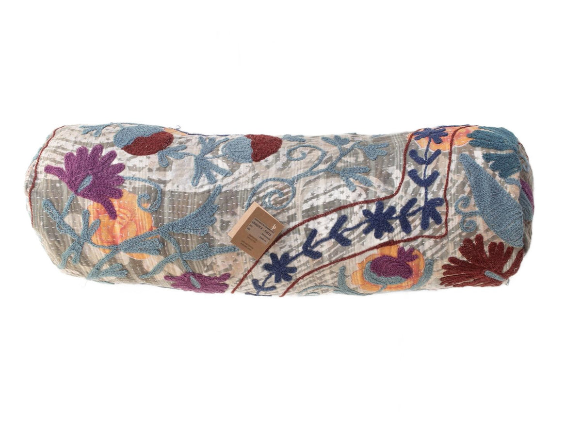 Suzani Bolster Cover Ø20x60