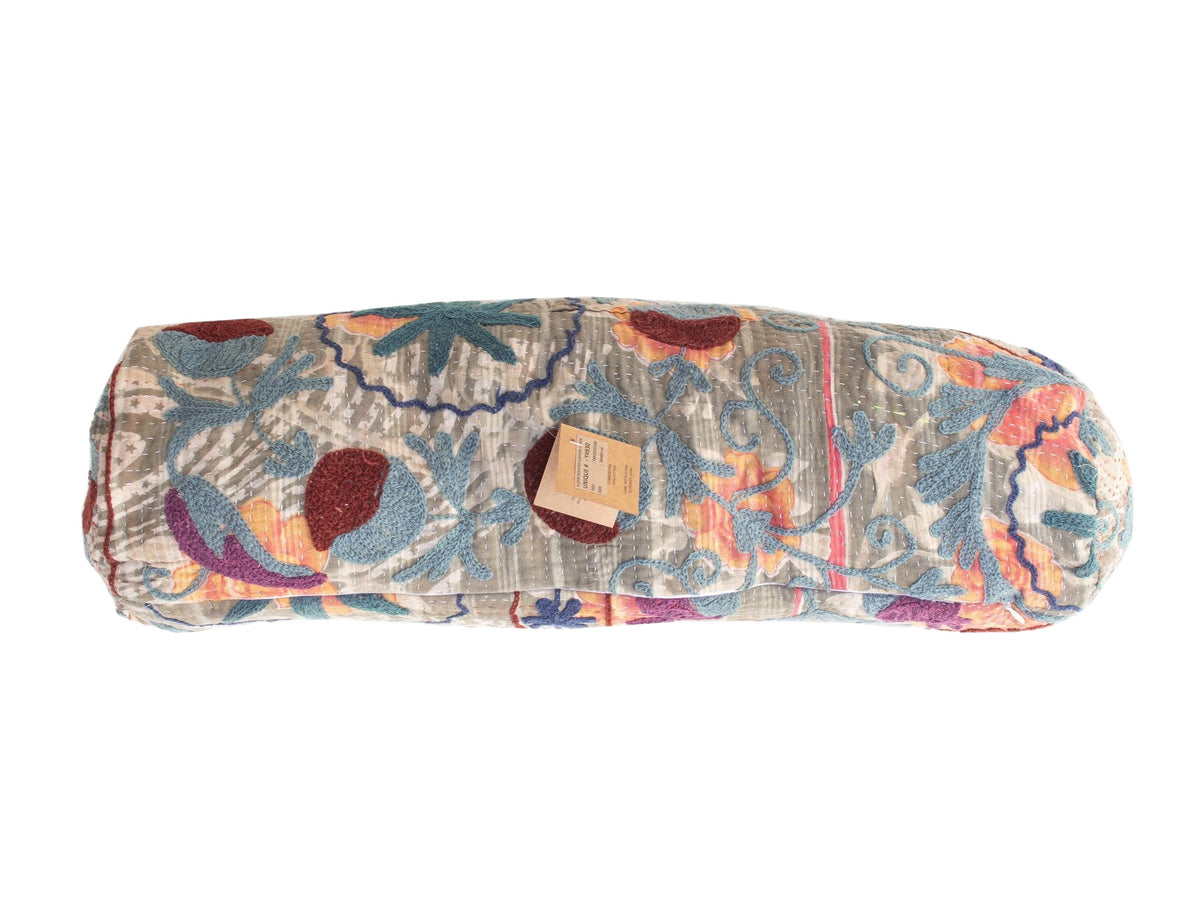 Suzani Bolster Cover Ø20x60