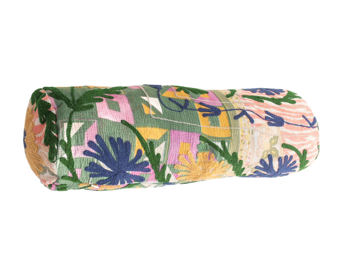 Suzani Bolster Cover Ø20x60