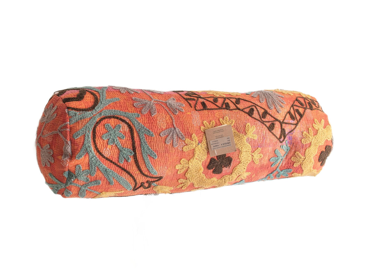 Suzani Bolster Cover Ø20x60