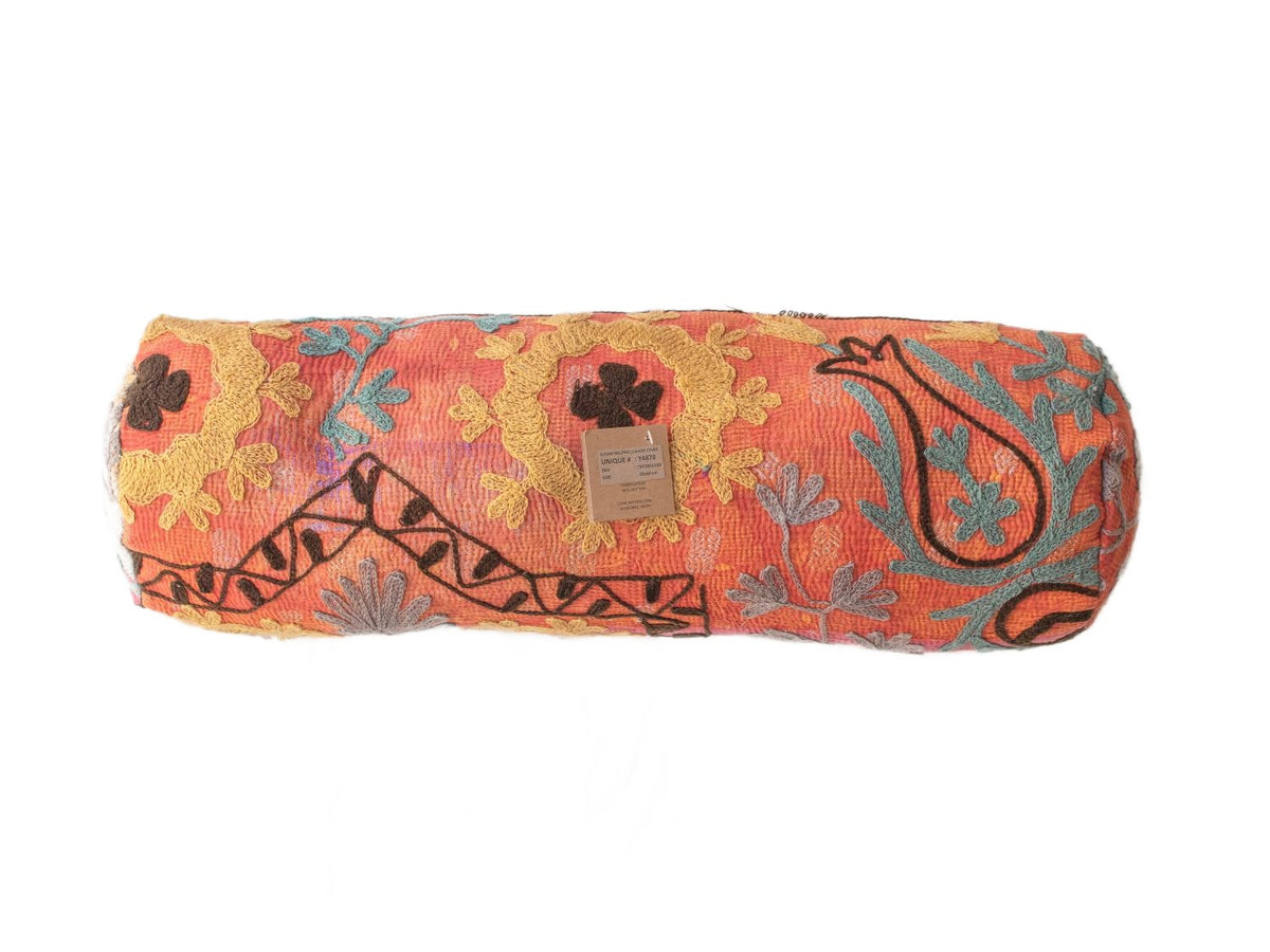 Suzani Bolster Cover Ø20x60